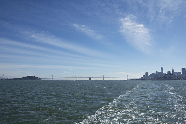 Golden Gate Bridge from ferry